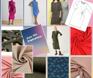 Collage inspiration robe Silia