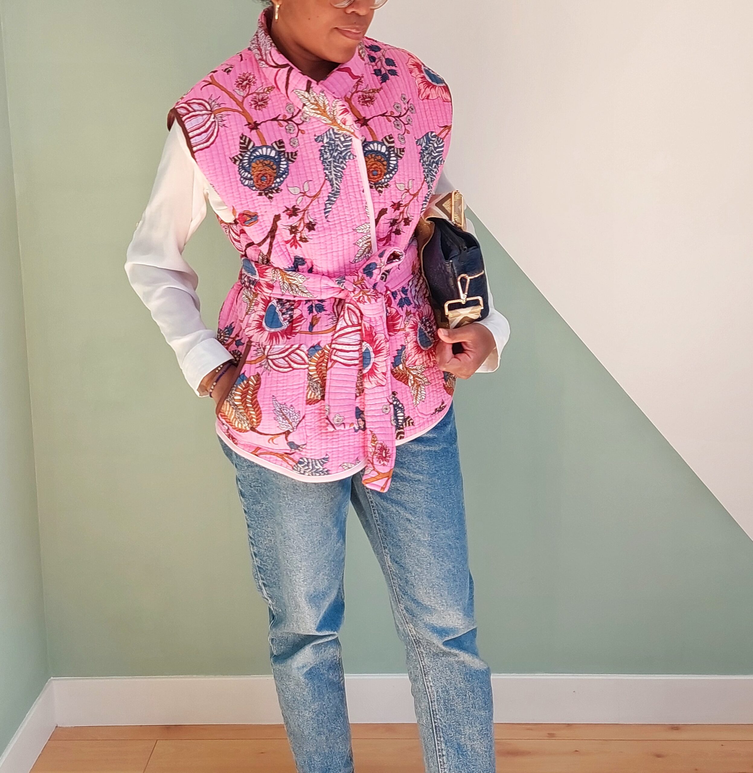 Veste Badiane fermée vue de profil